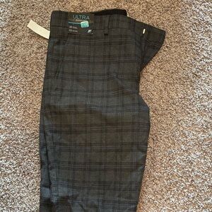 Charcoal Plaid Trousers